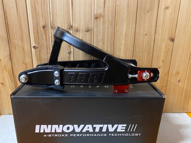 BBR Swingarm - Stock Comp Signature +1.75" - Black - Includes Chain Guide - KLX110/L - 2002-Present